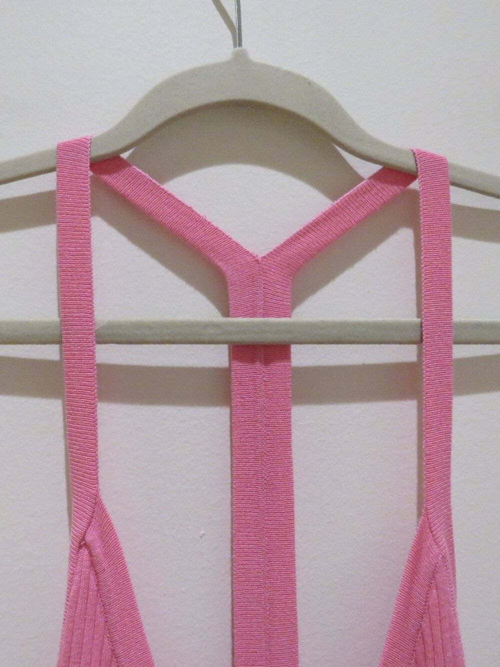 MESHKI Yasamin Ribbed Knit Maxi Dress in Pink Medium Bodycon Coquette Balletcore - Picture 6 of 15